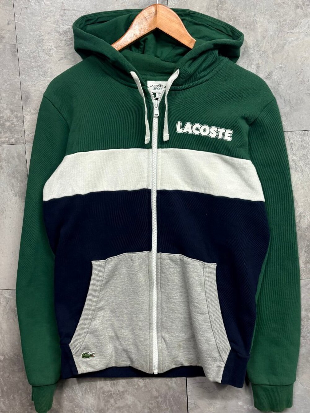 Lacoste Sport Colorblock Zip Hoodie Men's S